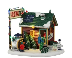 Lemax Kerstdorpen|ohgreen Tiny house tree lot, b/o (4,5v)