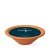 Kaarsen|ohgreen Tuinkaars Royal flame in terracotta schaal 13u - ivoor