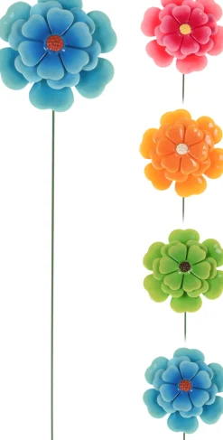 Decoratie|ohgreen Tuinprikker met bloem 4ass