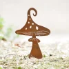 Decoratie|ohgreen Tuinsteker paddenstoel met krul