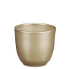 Potten En Vazen|ohgreen Tusca pot rond goud - h11xd12cm