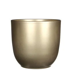 Potten En Vazen|ohgreen Tusca pot rond goud - h20xd22,5cm