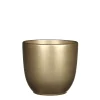 Potten En Vazen|ohgreen Tusca pot rond goud - h13xd13,5cm