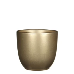 Potten En Vazen|ohgreen Tusca pot rond goud - h13xd13,5cm