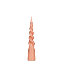 Kaarsen|ohgreen Twist Kegelkaars - H25 x 5 cm