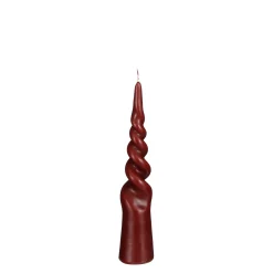 Kaarsen|ohgreen Twist Kegelkaars - H25 x 5 cm