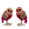 Kerstdecoratie|ohgreen Uilenset brocade banquet