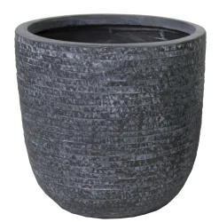 Aardewerk|ohgreen Utah egg pot graphite d45h43