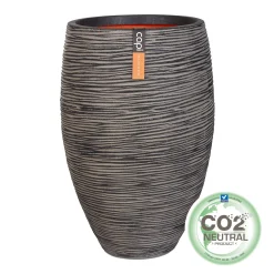 Kunststof|Ecocheques|ohgreen Vaas deluxe rib 40x60 ant