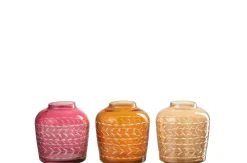 Potten En Vazen|ohgreen Vaas bladeren rand glas