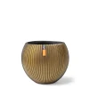 Potten En Vazen|ohgreen Vaas bol Groove 29x26