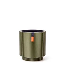 Potten En Vazen|ohgreen Vaas cilind groove 19x21