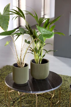Potten En Vazen|ohgreen Vaas cilind groove 19x21