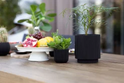 Potten En Vazen|ohgreen Vaas cilind groove 15x17