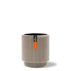 Potten En Vazen|ohgreen Vaas cilinder Groove 8x9