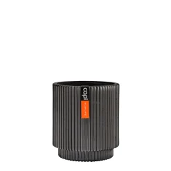 Potten En Vazen|ohgreen Vaas cilinder Groove 15x17