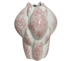 Potten En Vazen|ohgreen Vaas keramiek 27cm roze