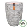 Kunststof|Ecocheques|ohgreen Vaas laag rib 46x58 ivr