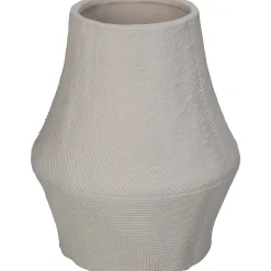 Potten En Vazen|ohgreen Vaas poselein wit 12.6x12.6x15.3cm