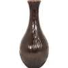 Potten En Vazen|Ecocheques|ohgreen Vaas recycled glas bruin 34x34x75cm