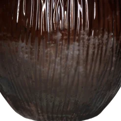Potten En Vazen|Ecocheques|ohgreen Vaas recycled glas bruin 34x34x75cm