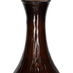 Potten En Vazen|Ecocheques|ohgreen Vaas recycled glas bruin 34x34x75cm