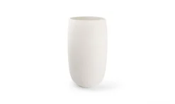 Potten En Vazen|ohgreen Vaas 24xh42cm wit bullet