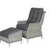 Tuinmeubelen|ohgreen Veracruz verstelbare relaxfauteuil met voetenbank