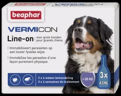 Verzorging|ohgreen Vermicon line-on grote hond 3x4,5ml
