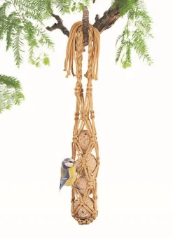 Ecocheques|Voederhuisjes En Aanverwanten|ohgreen Vetbolhouder macrame tess