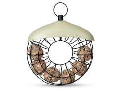 Voederhuisjes En Aanverwanten|ohgreen Vetbolhouder wiel met dak 24cm