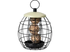 Voederhuisjes En Aanverwanten|ohgreen Vetbolsilo met beschermkooi 20cm