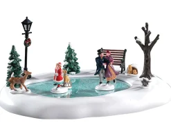 Lemax Kerstdorpen|ohgreen Victoriaanse schaatsers, b/o (4,5v)
