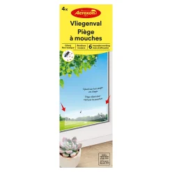 Vliegen En Wespen|ohgreen Vliegenval - raamsticker 4 stuks