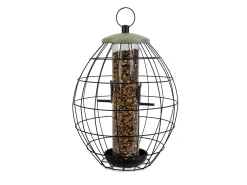 Voederhuisjes En Aanverwanten|ohgreen Voedersilo met beschermkooi 33cm