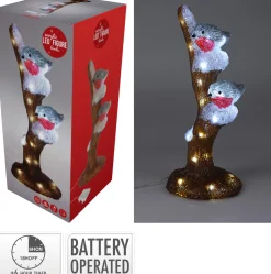 Deco Verlichting Buiten|ohgreen Vogels op tak met led 41cm