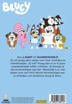 Boeken|ohgreen Vriendenboek - bluey - creatief vriendenboek voor kinderen