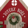Thema Holiday|Kerstdecoratie|ohgreen Vrolijk kerstfeest deur h19,5cm