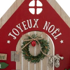 Thema Holiday|Kerstdecoratie|ohgreen Vrolijk kerstfeest deur h19,5cm
