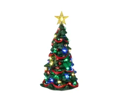 Lemax Kerstdorpen|ohgreen Vrolijke kerstboom, b/o (4,5v)