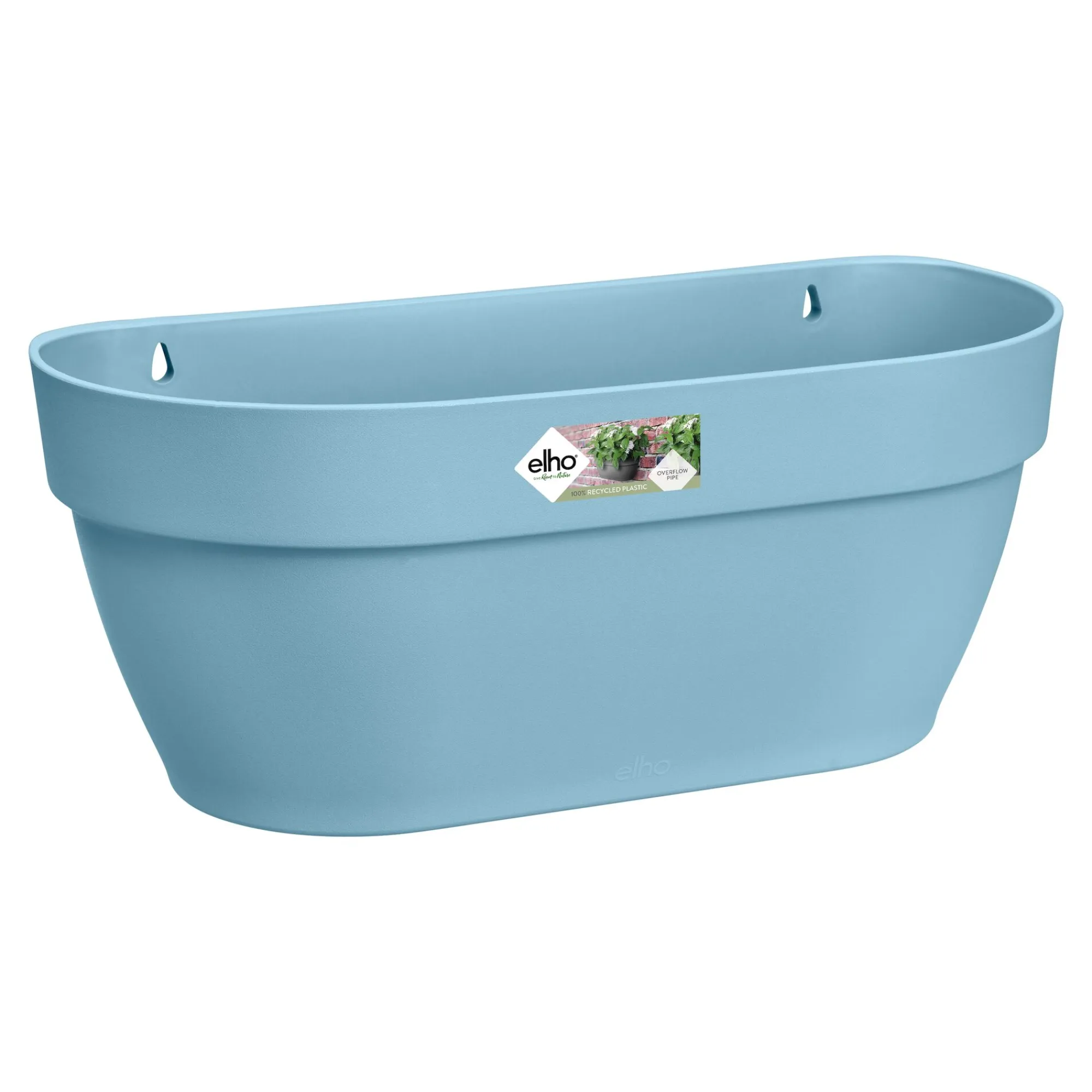 Kunststof|Ecocheques|ohgreen WALL BASKET 35CM VINTAGE BLAUW