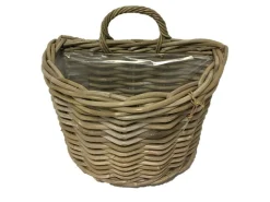 Potten En Vazen|ohgreen Wandhanger antiekgrijs 38X24H25CM