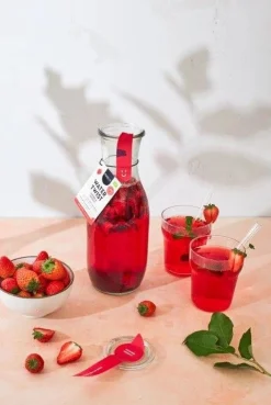 Apéro Moment|Drank|ohgreen Water twist aardbei karaf