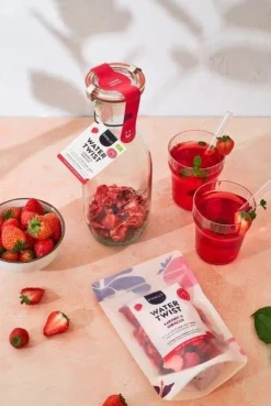Apéro Moment|Drank|ohgreen Water twist aardbei zakje