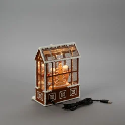 Deco Verlichting Binnen|ohgreen Waterspinner peperkoekhuisje led warmwit voor binnen