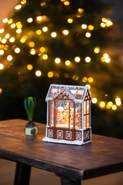 Deco Verlichting Binnen|ohgreen Waterspinner peperkoekhuisje led warmwit voor binnen