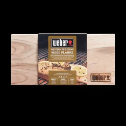 Accessoires En Onderhoud|ohgreen WEBER CEDERHOUTEN ROOKPLANK 15X30 CM 2 STUKS