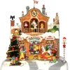 Lemax Kerstdorpen|ohgreen Werkplaats van de kerstman, met 4,5v adapter