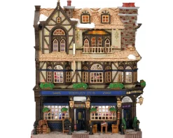 Lemax Kerstdorpen|ohgreen Wesley pub, op batterijen (4,5v)