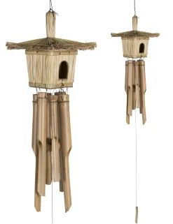 Decoratie|Ecocheques|ohgreen Windchime birdhouse d16h58
